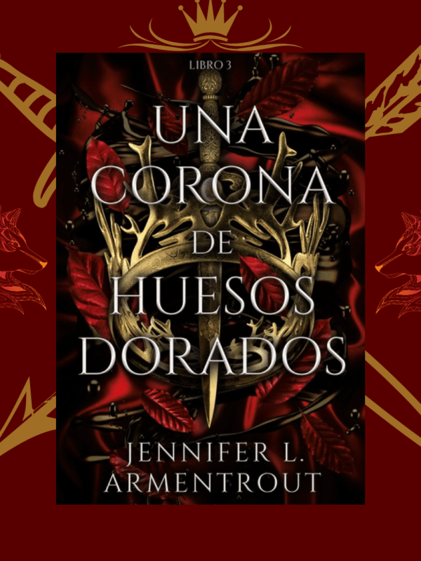 Una corona de huesos dorados